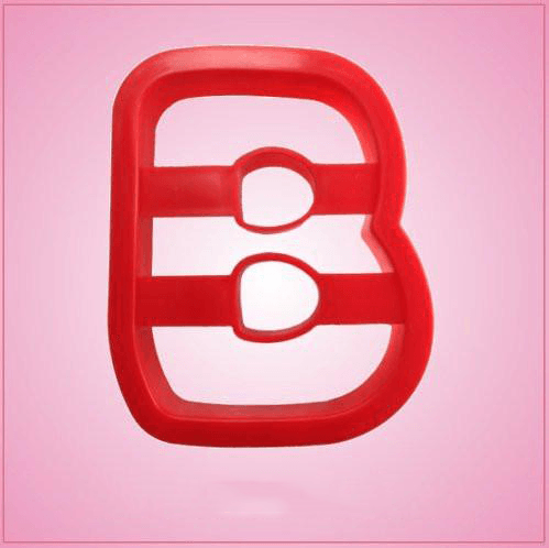 Red Letter B Cookie Cutter 