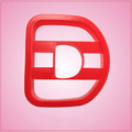 Red Letter D Cookie Cutter 