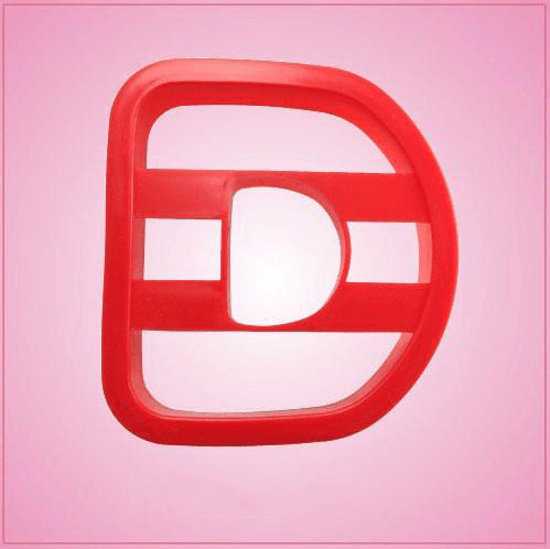Red Letter D Cookie Cutter 