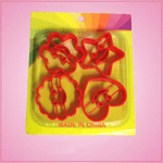 Red Smile Cookie Cutter Set