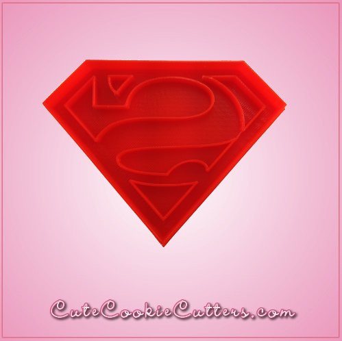Red Superman Cookie Cutter 