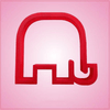 Republican Elephant Cookie Cutter 