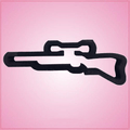 Rifle with Scope Cookie Cutter 