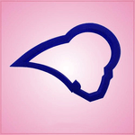 Right Facing Ram Head Cookie Cutter