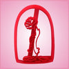 Rose In Jar Cookie Cutter 