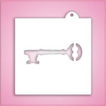 Round Antique Key Stencil