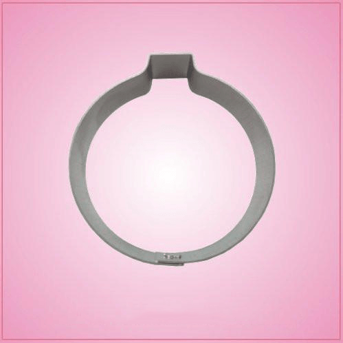 Round Christmas Ornament Cookie Cutter 