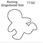 Running Gingerbread Man Cookie Cutter 