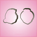 Santa and Mrs Claus Cookie Cutter Set 