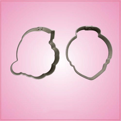 Santa and Mrs Claus Cookie Cutter Set 