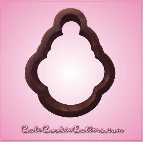 Santa Sock Monkey Cookie Cutter 