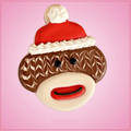 Santa Sock Monkey Cookie Cutter 