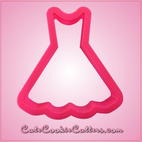 Scalloped Dress Cookie Cutter 