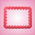 Scalloped Rectangle Cookie Cutter 