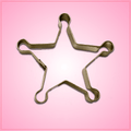 Sheriff's Badge Cookie Cutter 