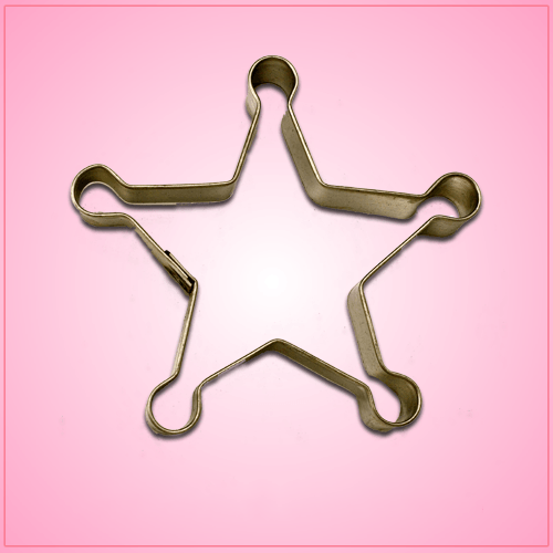 Sheriff's Badge Cookie Cutter 