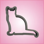 Silver Cat Cookie Cutter