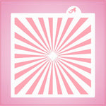 Skinny Sunburst Stencil