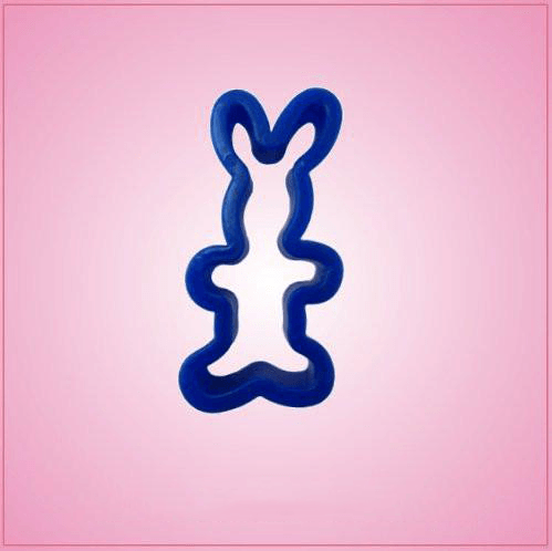 Small Blue Bunny Cookie Cutter 