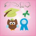 Small Graduation Cookie Cutter Set 