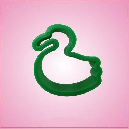 Small Green Swan Cookie Cutter 