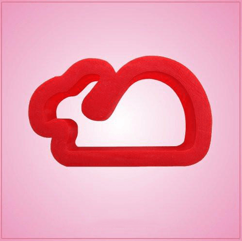 Small Red Whale Cookie Cutter 