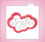 Smile Cookie Cutter With Stencil