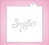 Smile Cookie Cutter With Stencil
