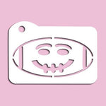 Smiling Football Stencil