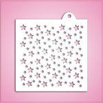 Space Stars Pattern Stencil