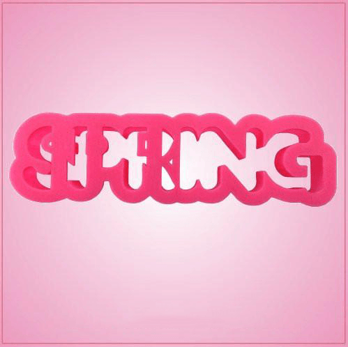 Spring Word Cookie Cutter 