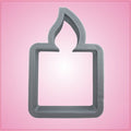 Square Candle Cookie Cutter 