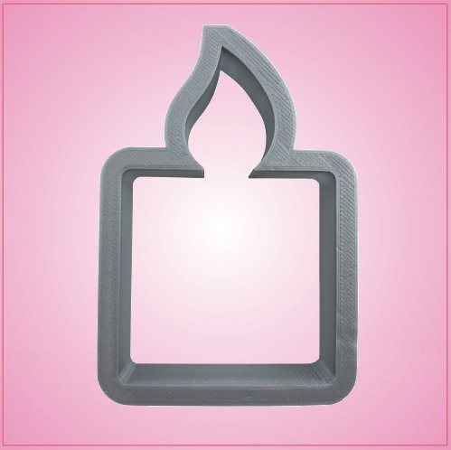 Square Candle Cookie Cutter 