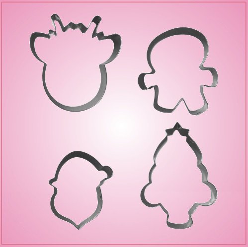 Stainless Steel Christmas Cookie Cutter Set