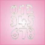 Stainless Steel Number Cookie Cutter Set