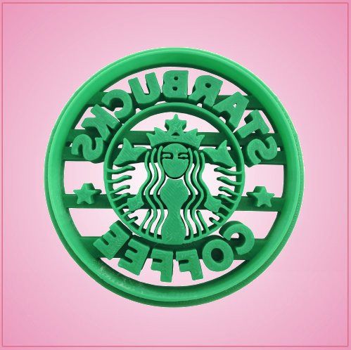 Green Coffee Logo Cookie Cutter 