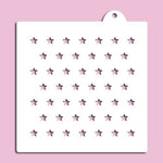 Stars Pattern Stencil