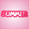 Summer Word Cookie Cutter 