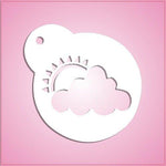 Sun Cloud Stencil