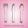 Knife Fork Spoon Cookie Cutters Cheap Cookie Cutters