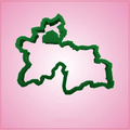 Tajikistan Cookie Cutter 