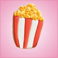 Tall Popcorn Cookie Cutter 