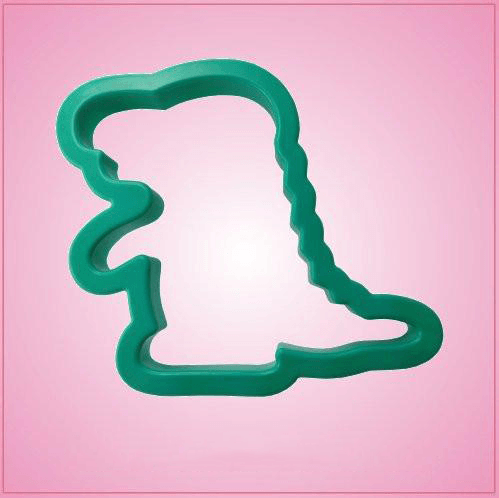 Teal Dinosaur Cookie Cutter 