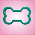 Teal Dog Bone Cookie Cutter 