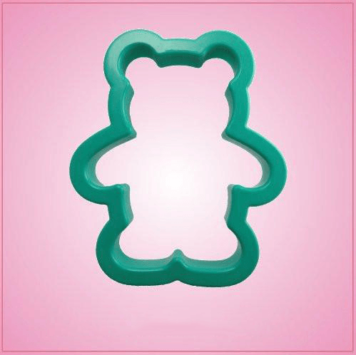 Teal Teddy Bear Cookie Cutter 