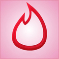 Tinder Flame Cookie Cutter 
