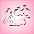 Triathlon Cookie Cutter Set Metal Cookie Cutters