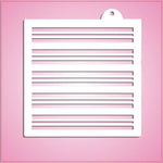 Triple Stripe Horizontal Stencil