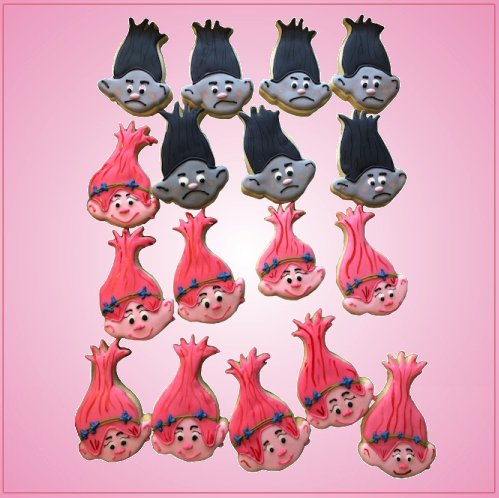 Frosted Troll Cookies Cheap Cookie Cutters