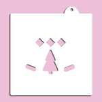 Ugly Xmas Tree Sweater Stencil